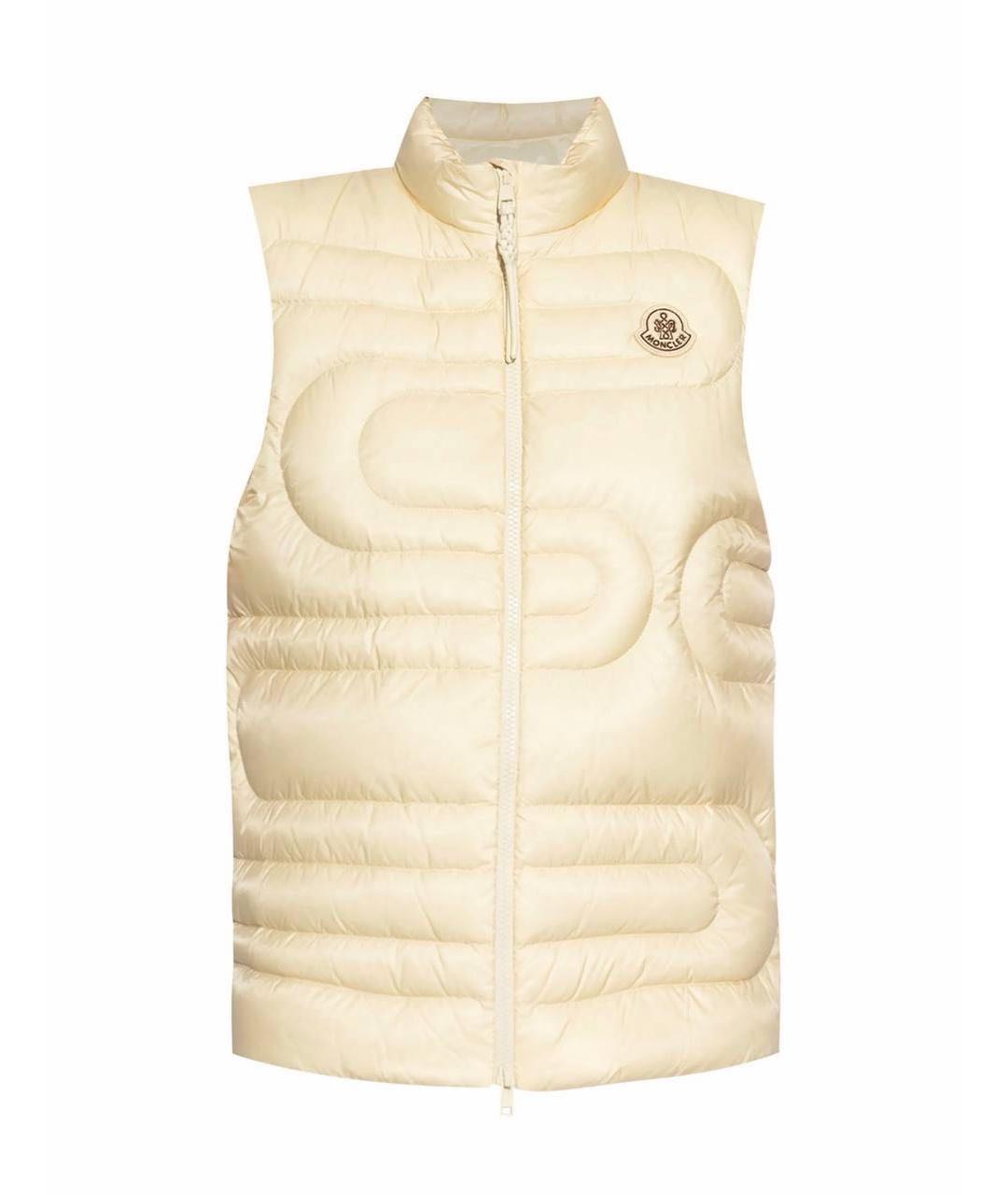 MONCLER Бежевый жилет, фото 1