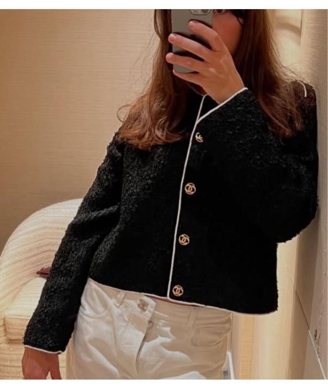 CHANEL Черный жакет/пиджак, фото 2
