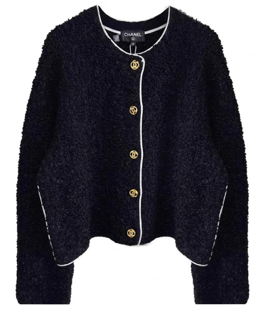 CHANEL Черный жакет/пиджак, фото 1