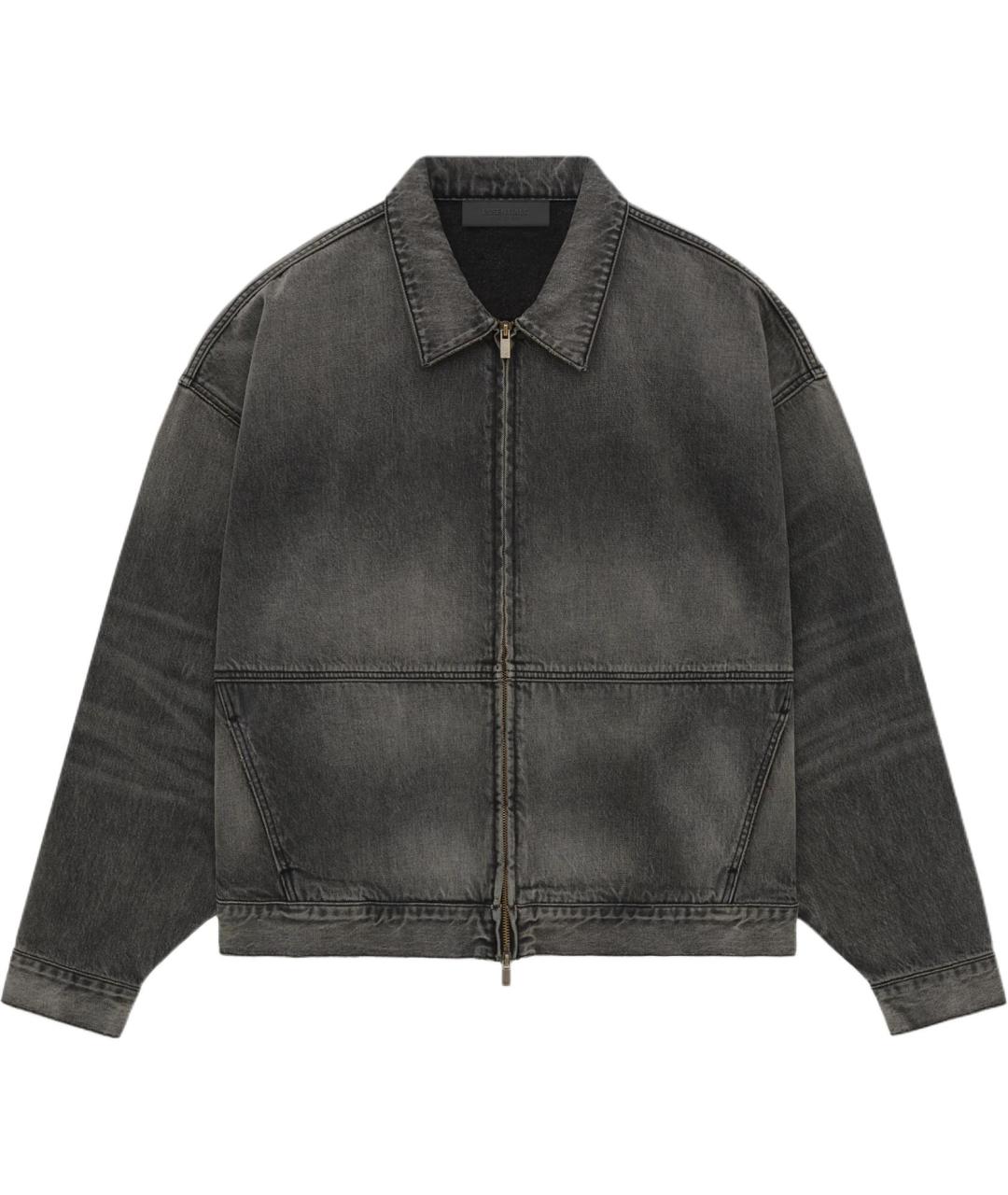 FEAR OF GOD ESSENTIALS Черная деним куртка, фото 1