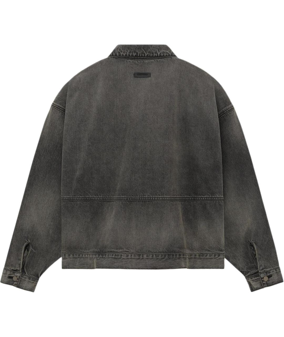 FEAR OF GOD ESSENTIALS Черная деним куртка, фото 2