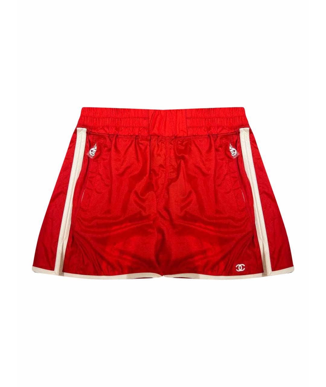 CHANEL Красные шорты, фото 1