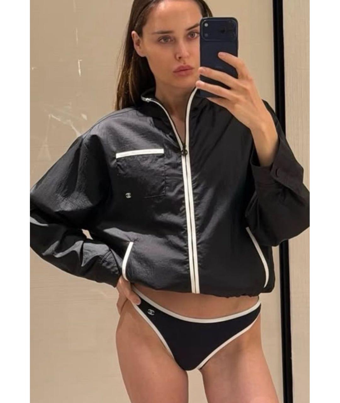 CHANEL Черная куртка, фото 2