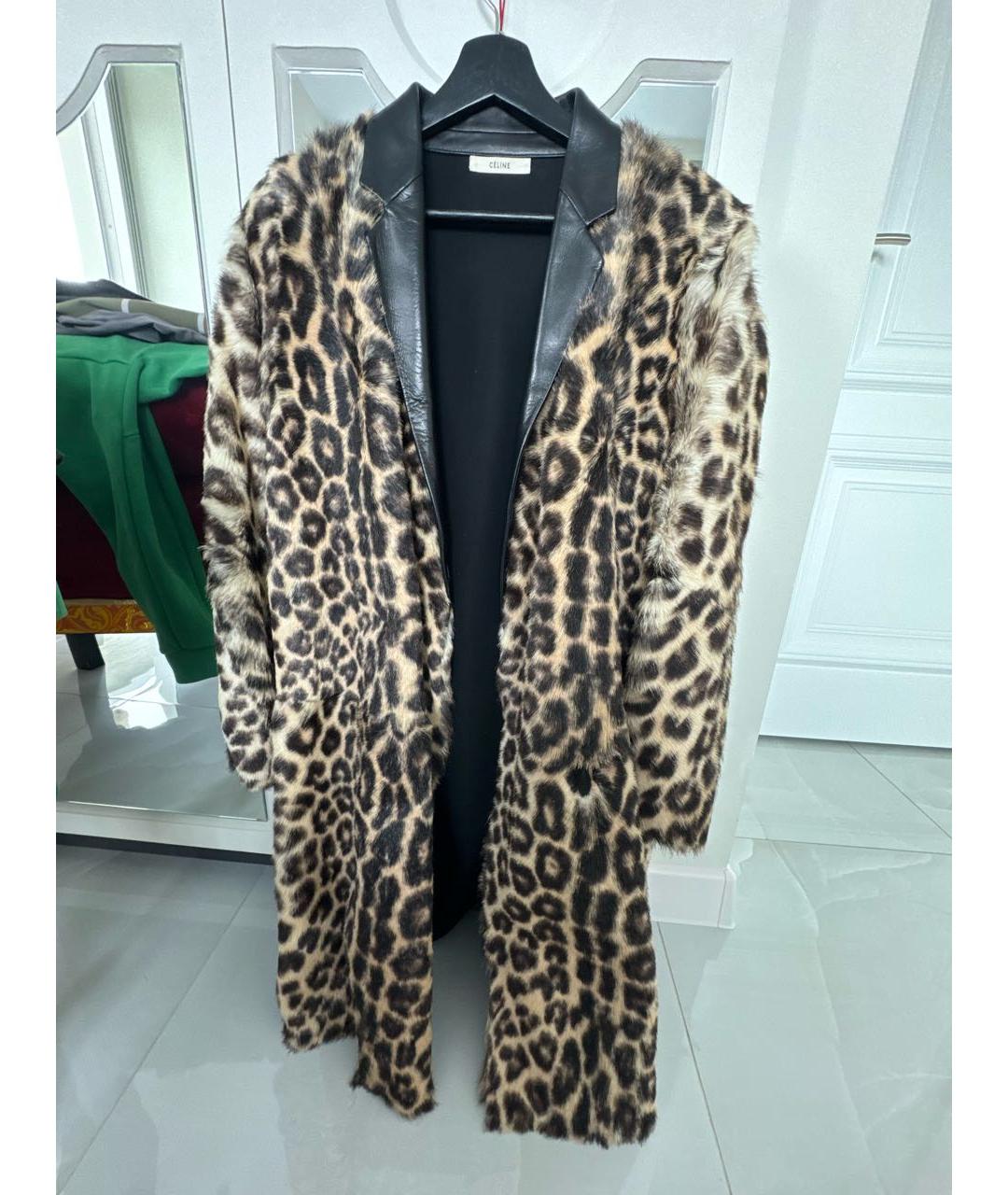 CELINE Мульти кожаное пальто, фото 2