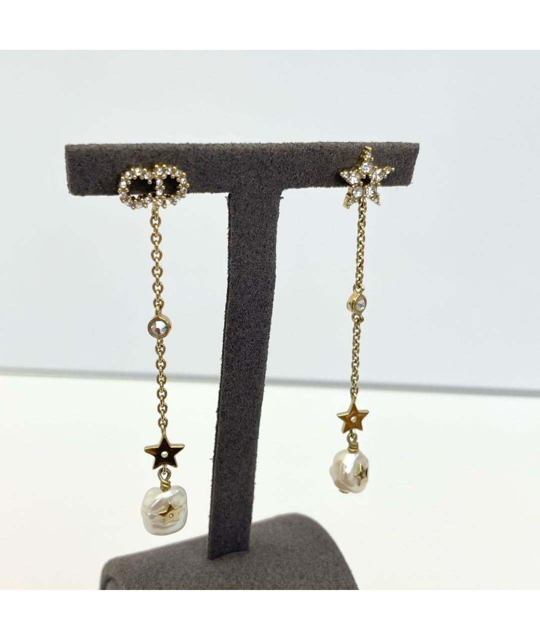 CHRISTIAN DIOR Золотые серьги, фото 5