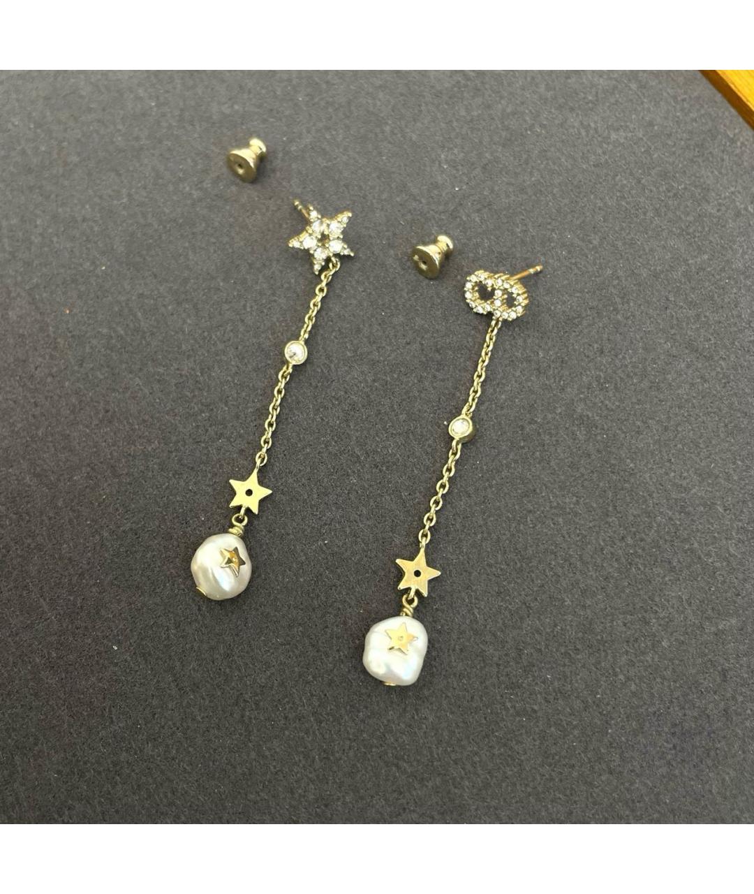 CHRISTIAN DIOR Золотые серьги, фото 4