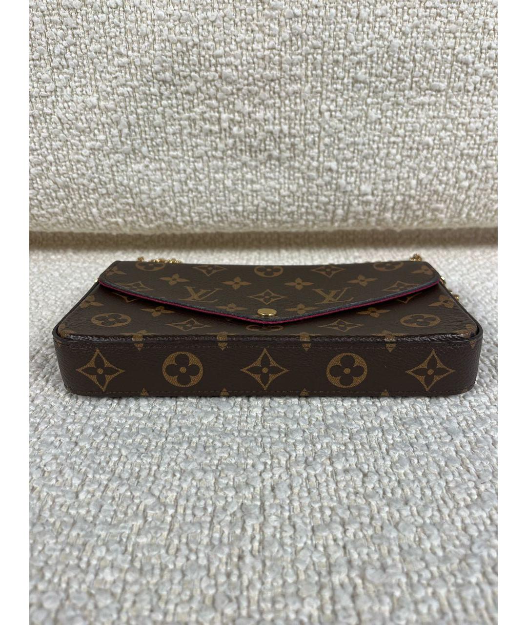 LOUIS VUITTON Коричневая сумка через плечо, фото 7