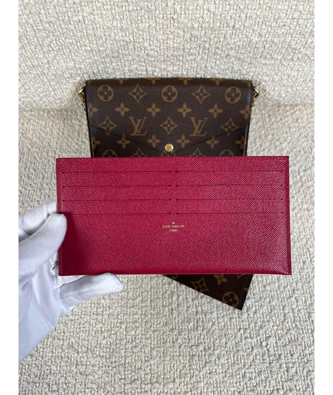 LOUIS VUITTON Коричневая сумка через плечо, фото 8
