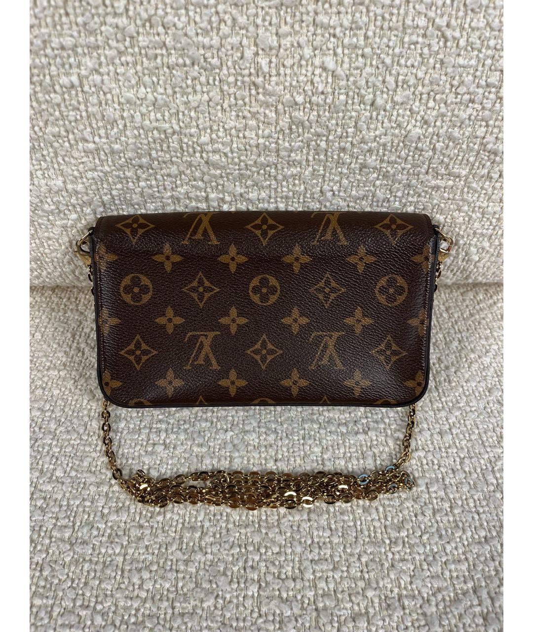 LOUIS VUITTON Коричневая сумка через плечо, фото 3