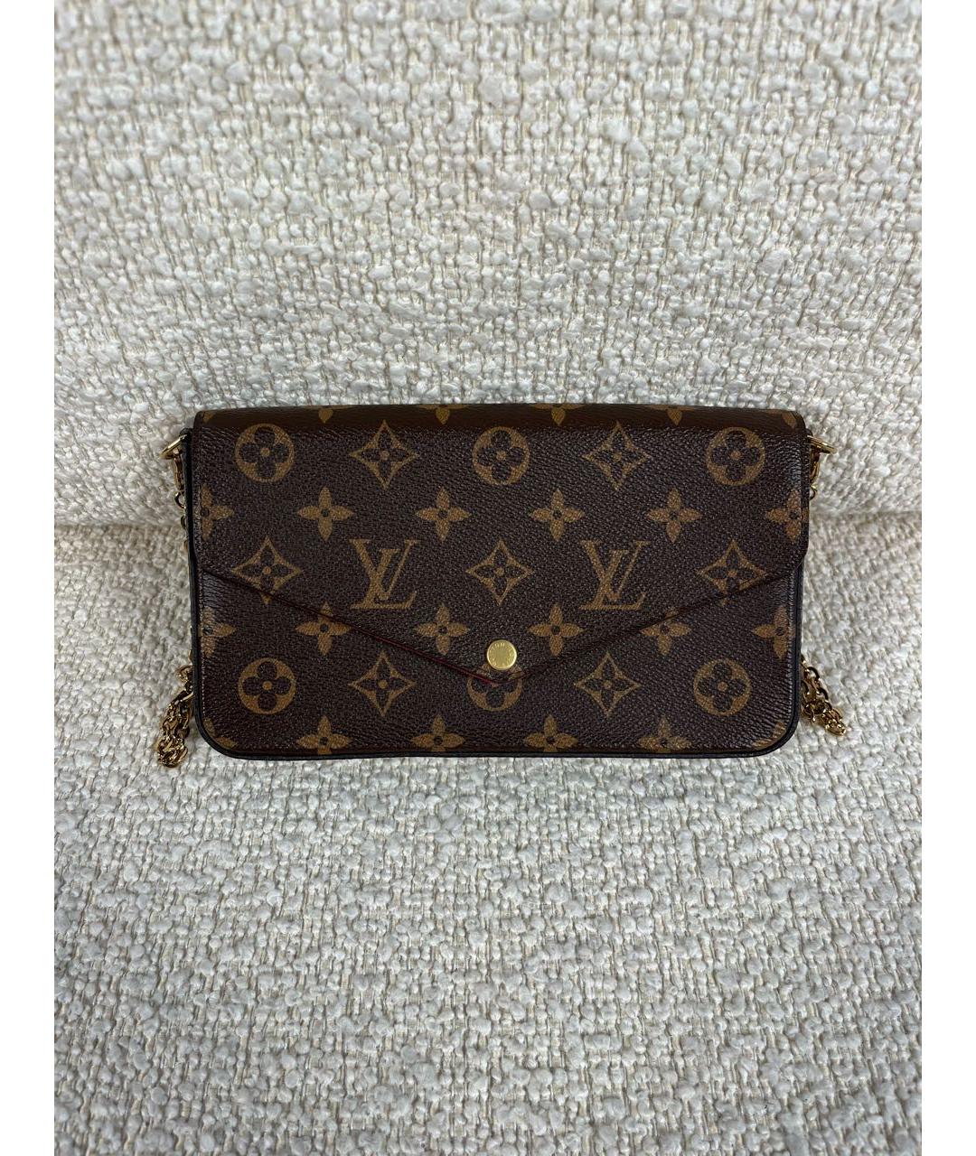 LOUIS VUITTON Коричневая сумка через плечо, фото 9