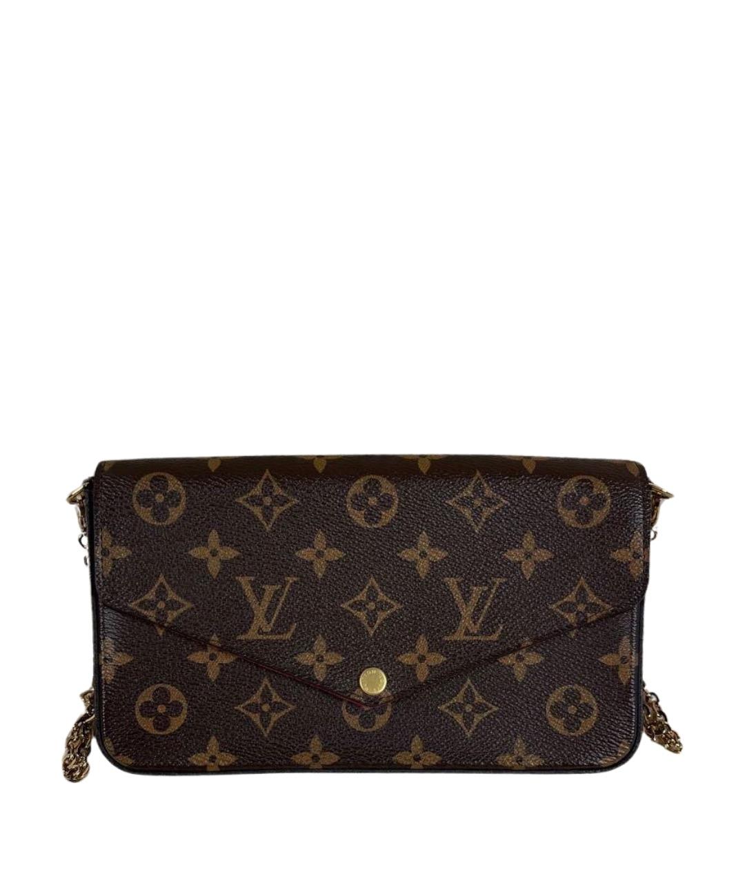 LOUIS VUITTON Коричневая сумка через плечо, фото 1