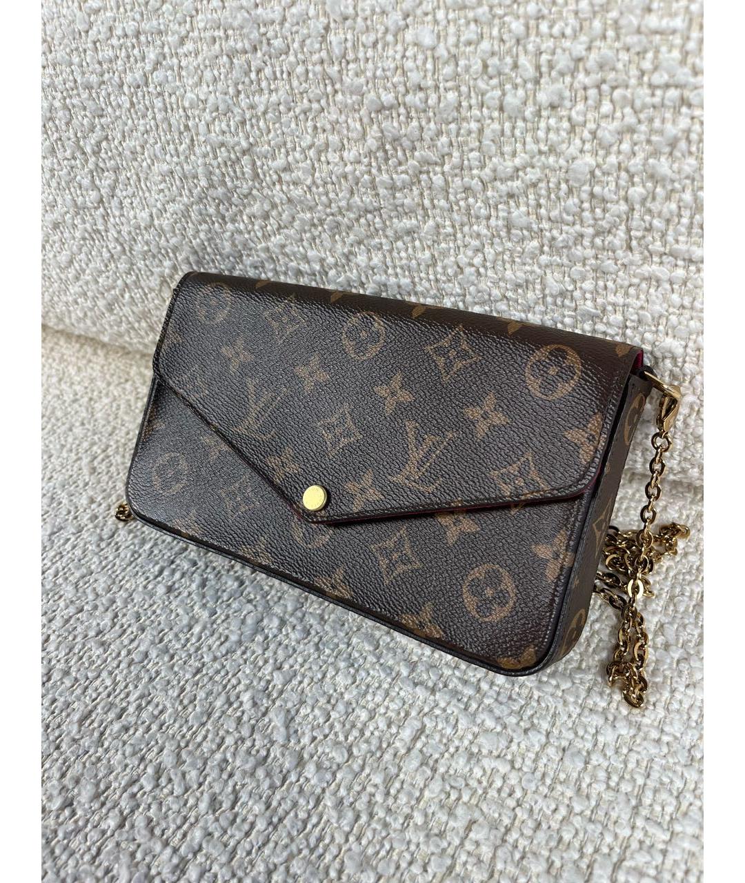 LOUIS VUITTON Коричневая сумка через плечо, фото 6