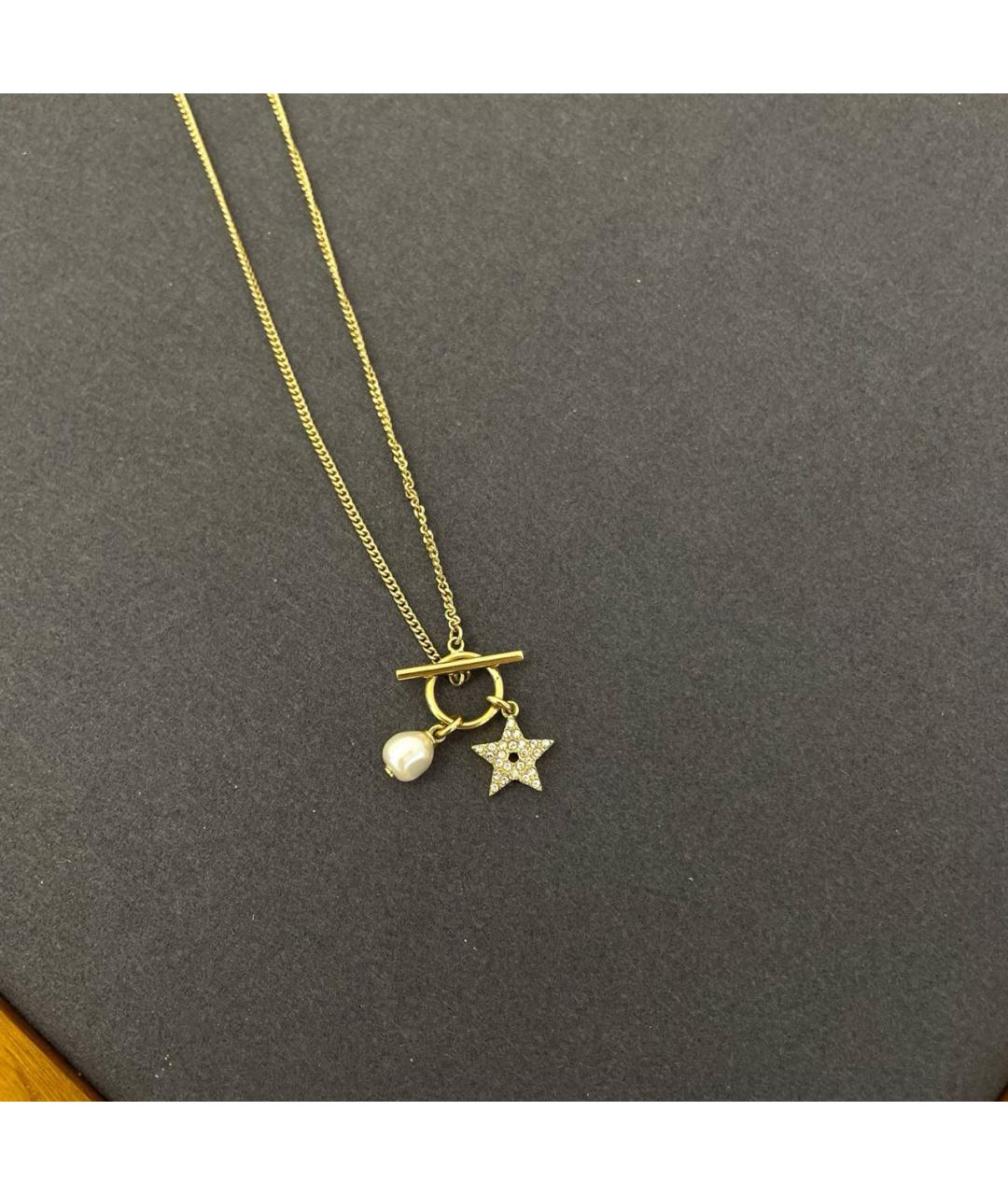 CHRISTIAN DIOR Золотое колье, фото 3