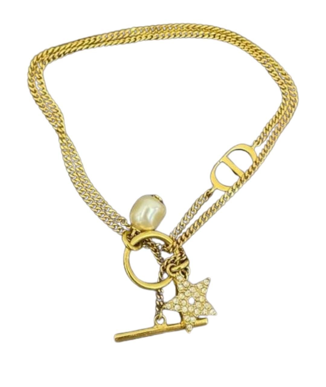 CHRISTIAN DIOR Золотое колье, фото 1