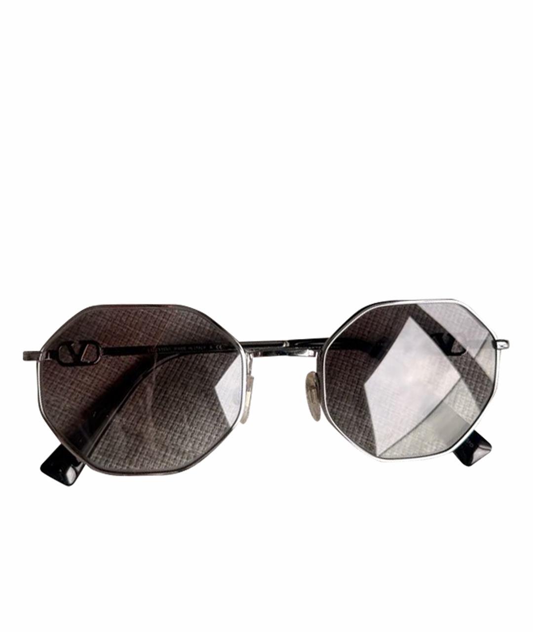 VALENTINO Антрацитовые солнцезащитные очки, фото 1