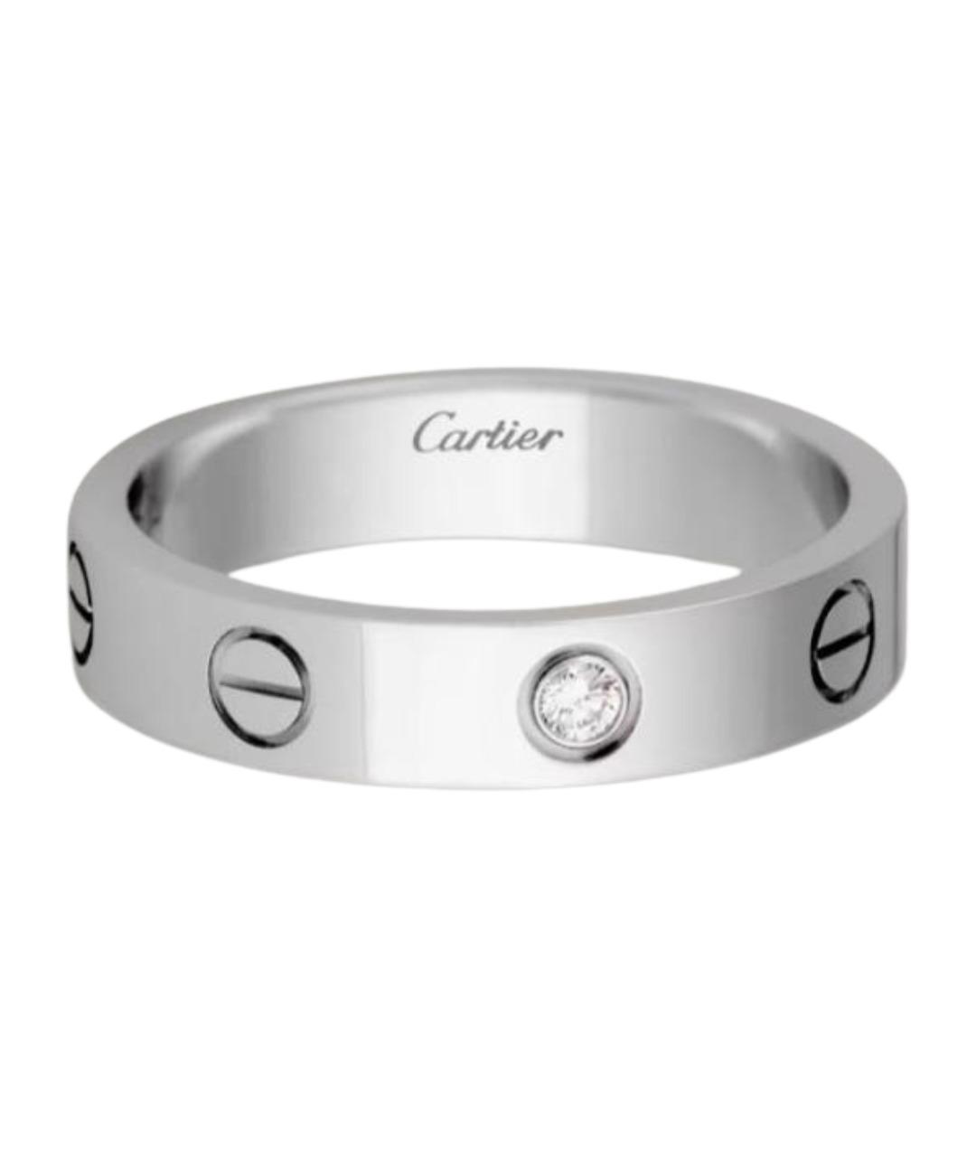 CARTIER Серебряное кольцо из белого золота, фото 1