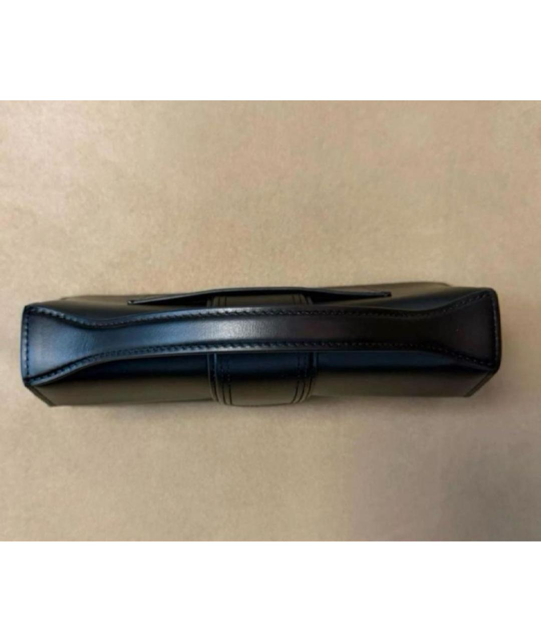 JACQUEMUS Черная кожаная сумка с короткими ручками, фото 8