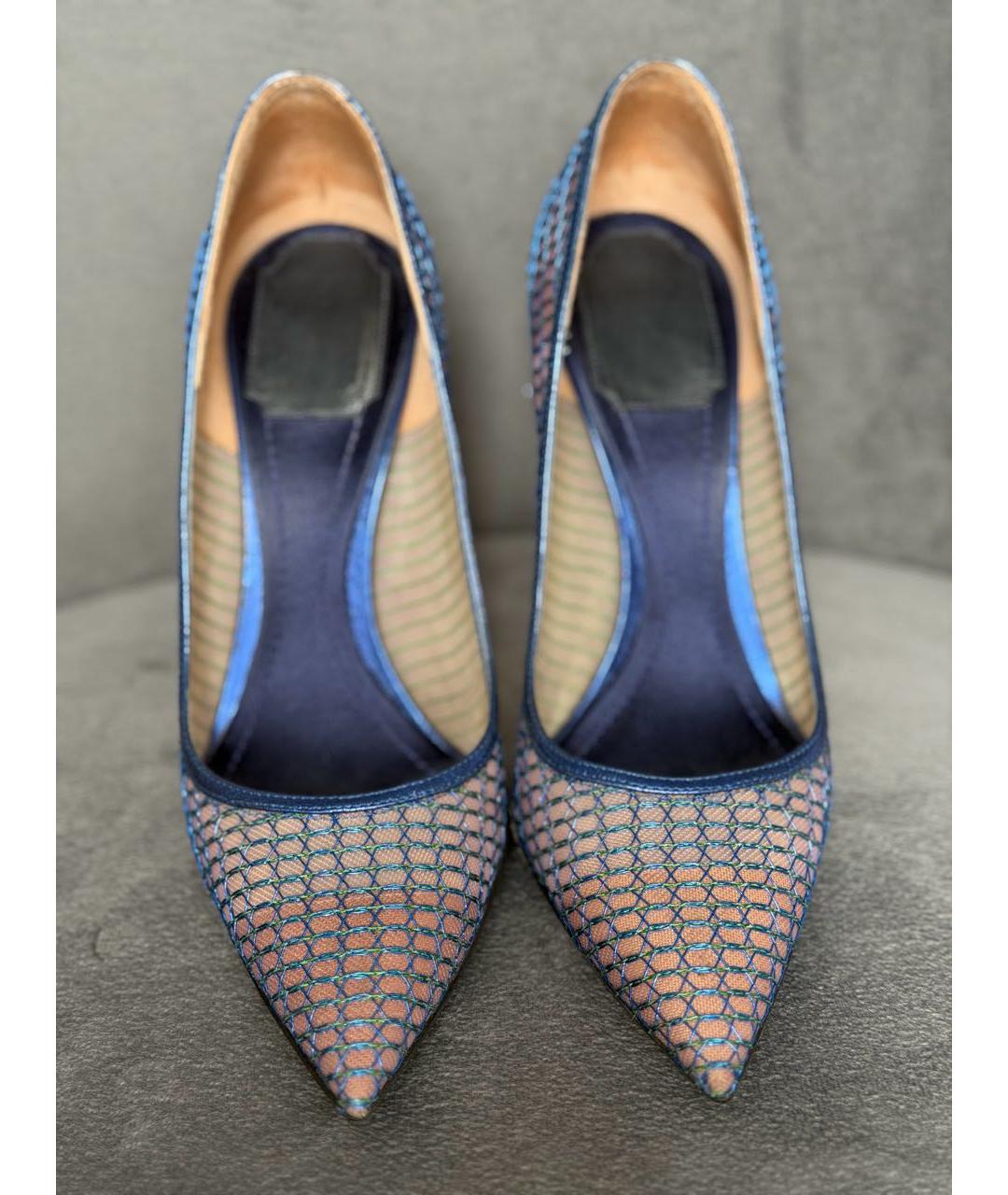 CHRISTIAN DIOR Мульти текстильные туфли, фото 2