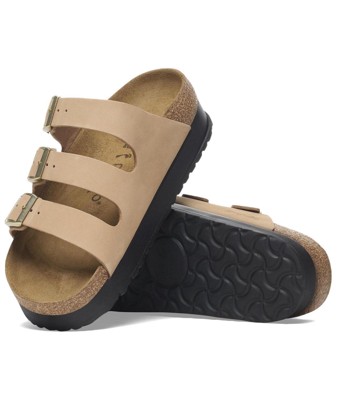 BIRKENSTOCK Коричневые шлепанцы, фото 5