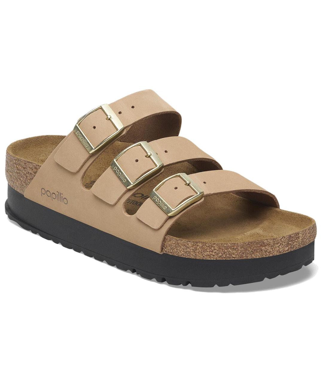 BIRKENSTOCK Коричневые шлепанцы, фото 2