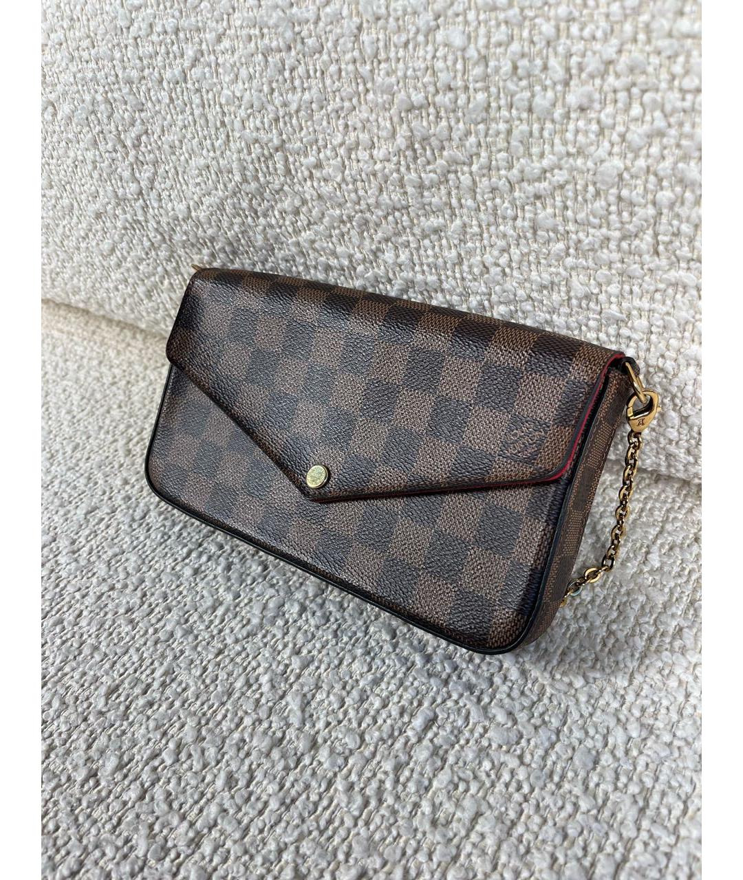 LOUIS VUITTON Коричневая сумка через плечо, фото 6