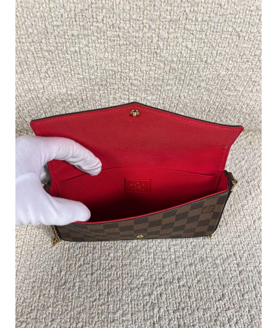 LOUIS VUITTON Коричневая сумка через плечо, фото 4