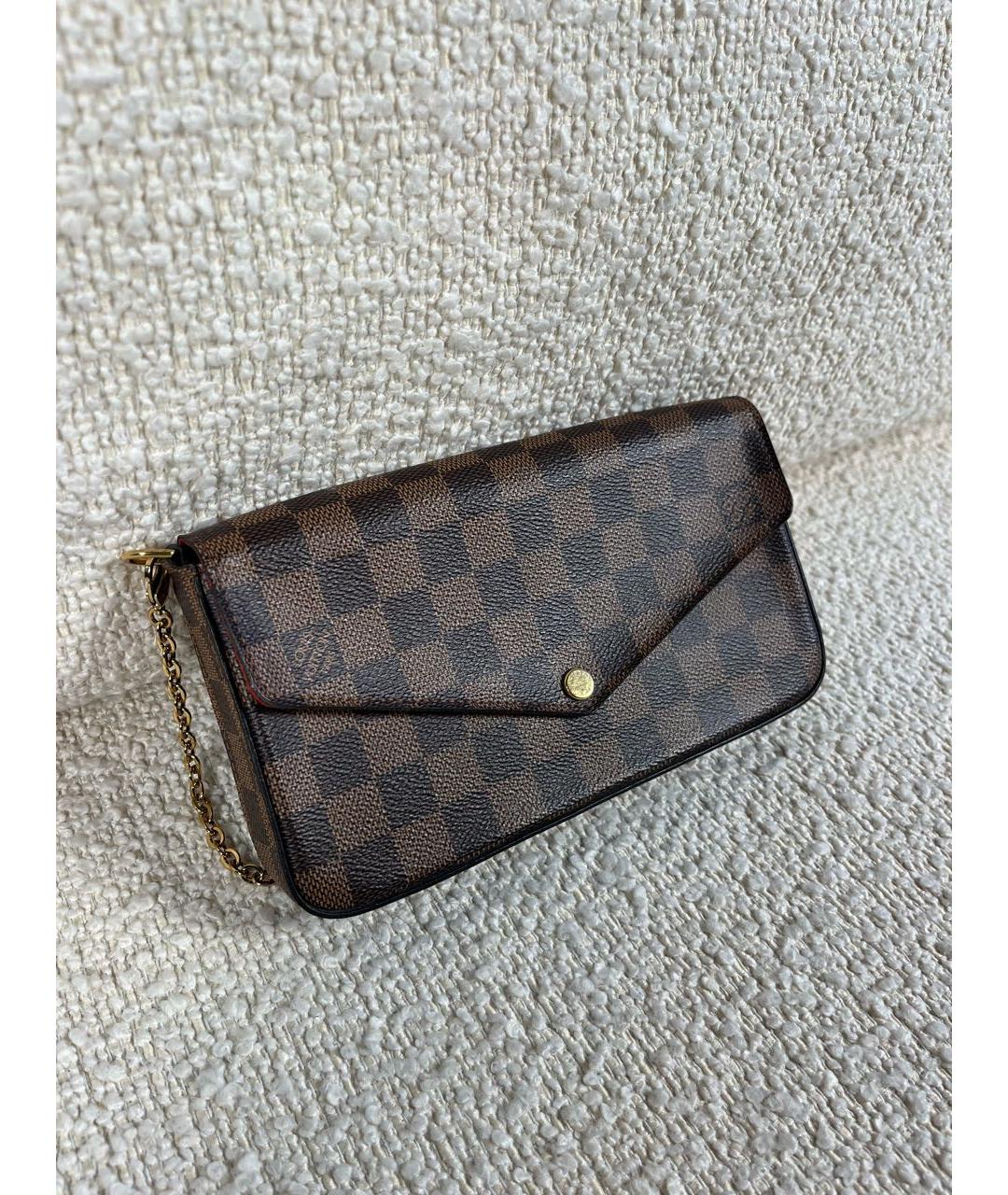 LOUIS VUITTON Коричневая сумка через плечо, фото 2