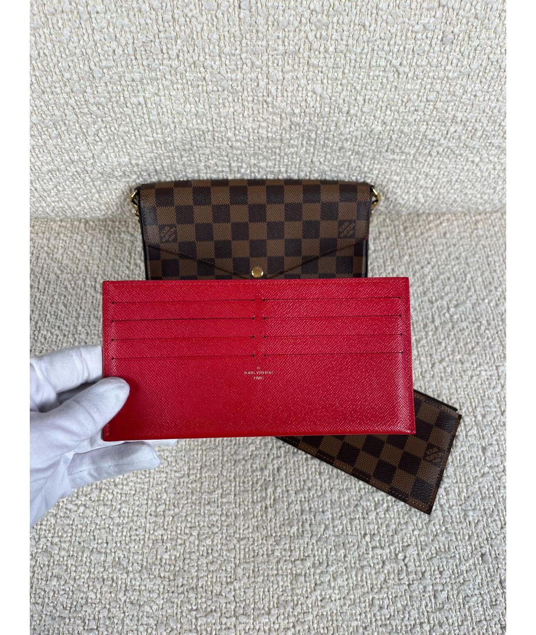 LOUIS VUITTON Коричневая сумка через плечо, фото 8