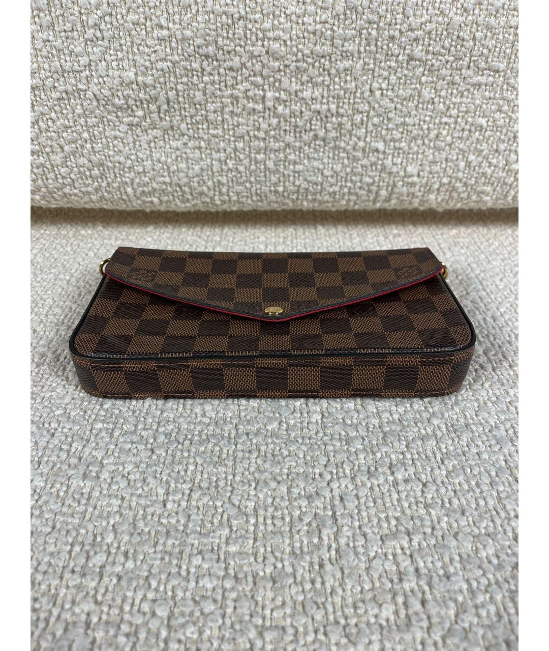 LOUIS VUITTON Коричневая сумка через плечо, фото 7