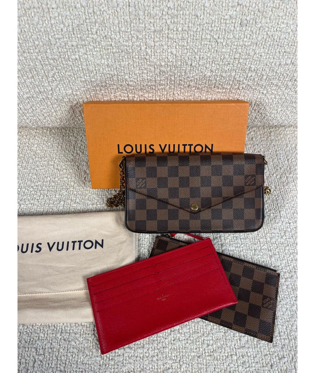 LOUIS VUITTON Коричневая сумка через плечо, фото 5