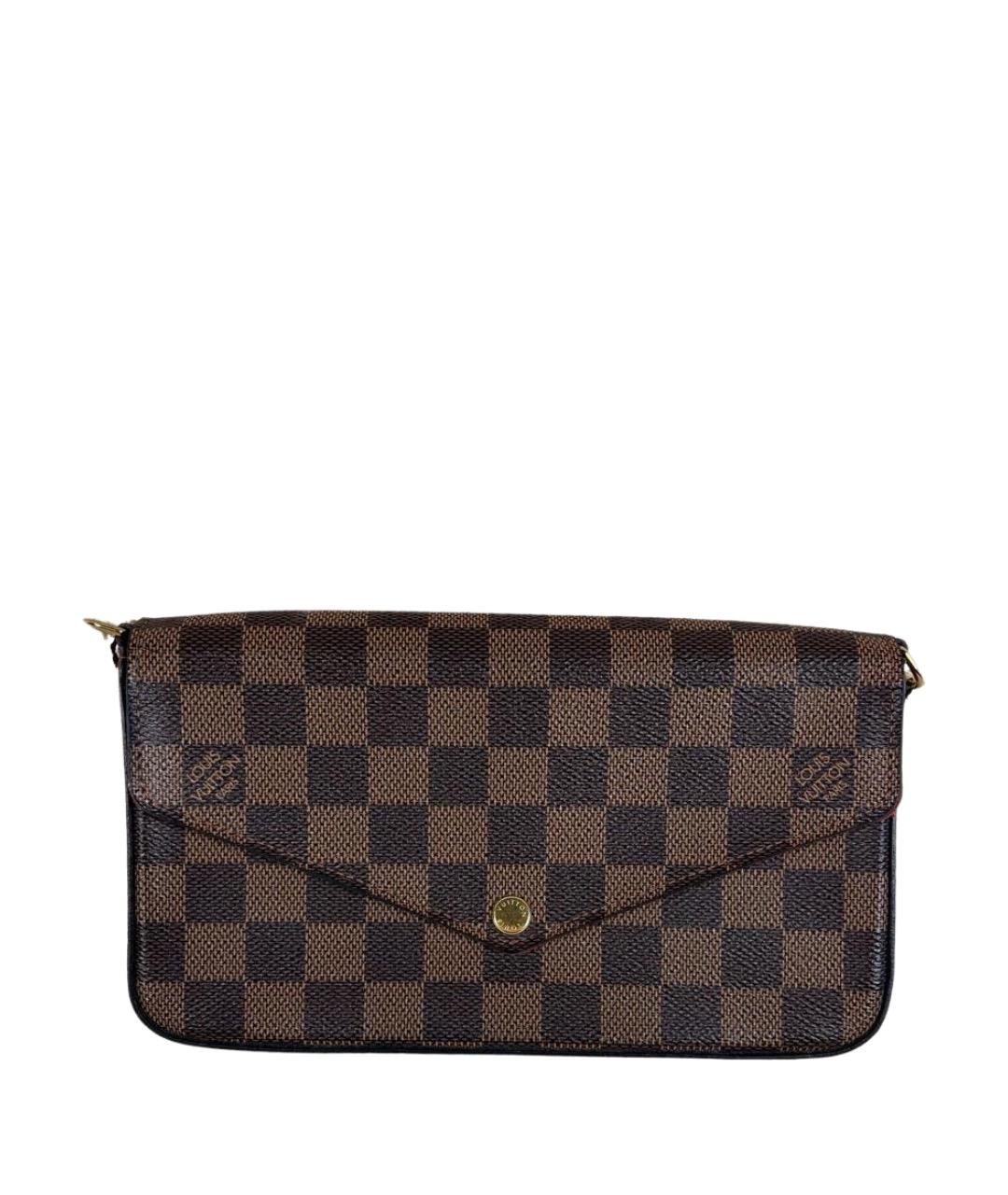 LOUIS VUITTON Коричневая сумка через плечо, фото 1