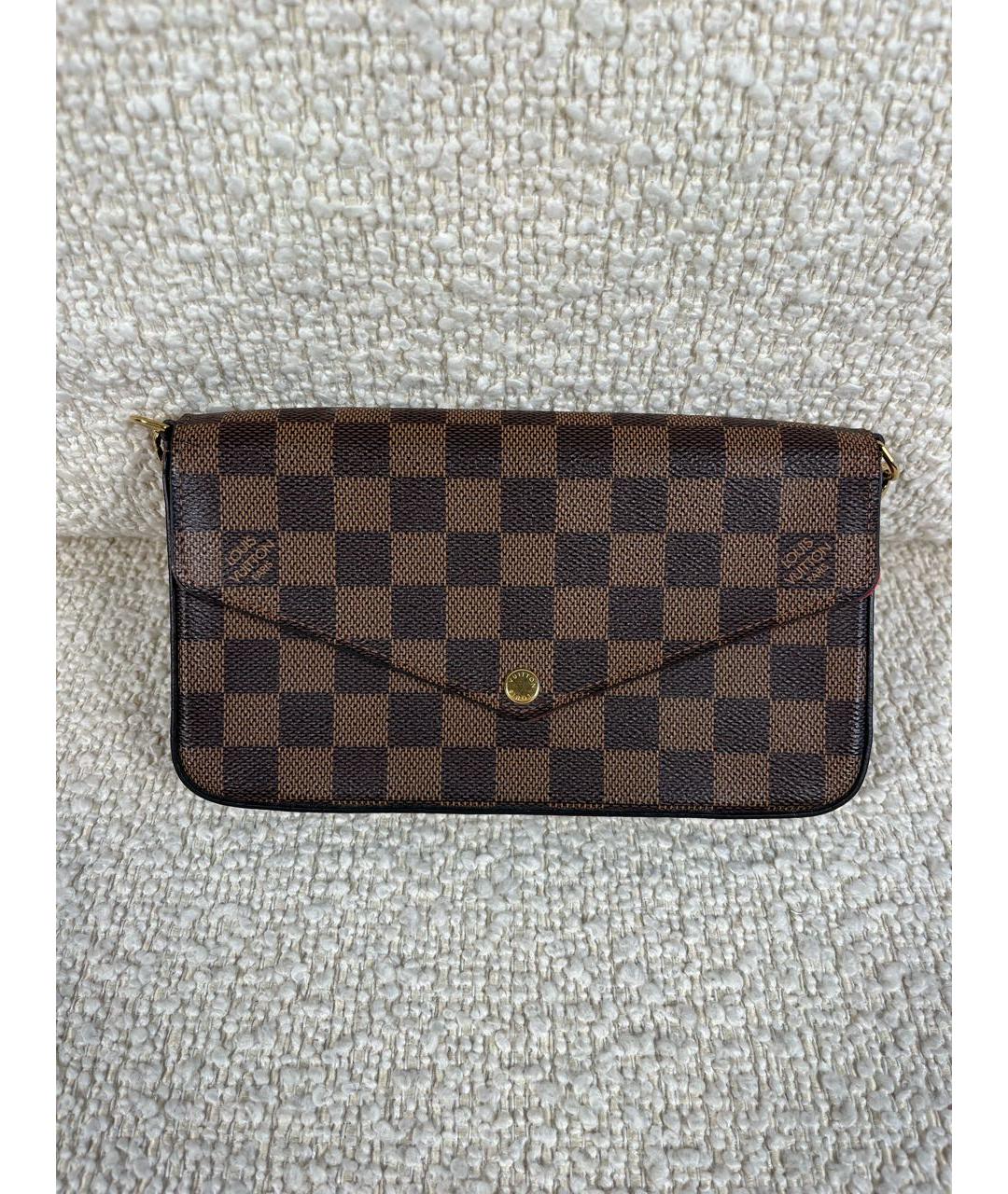 LOUIS VUITTON Коричневая сумка через плечо, фото 9