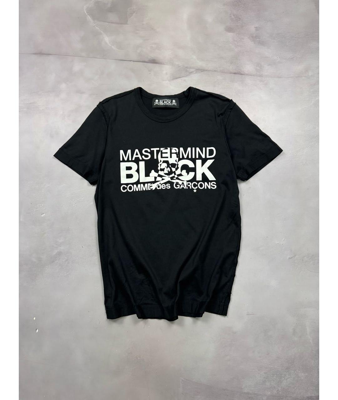 MASTERMIND JAPAN Черная хлопковая футболка, фото 9