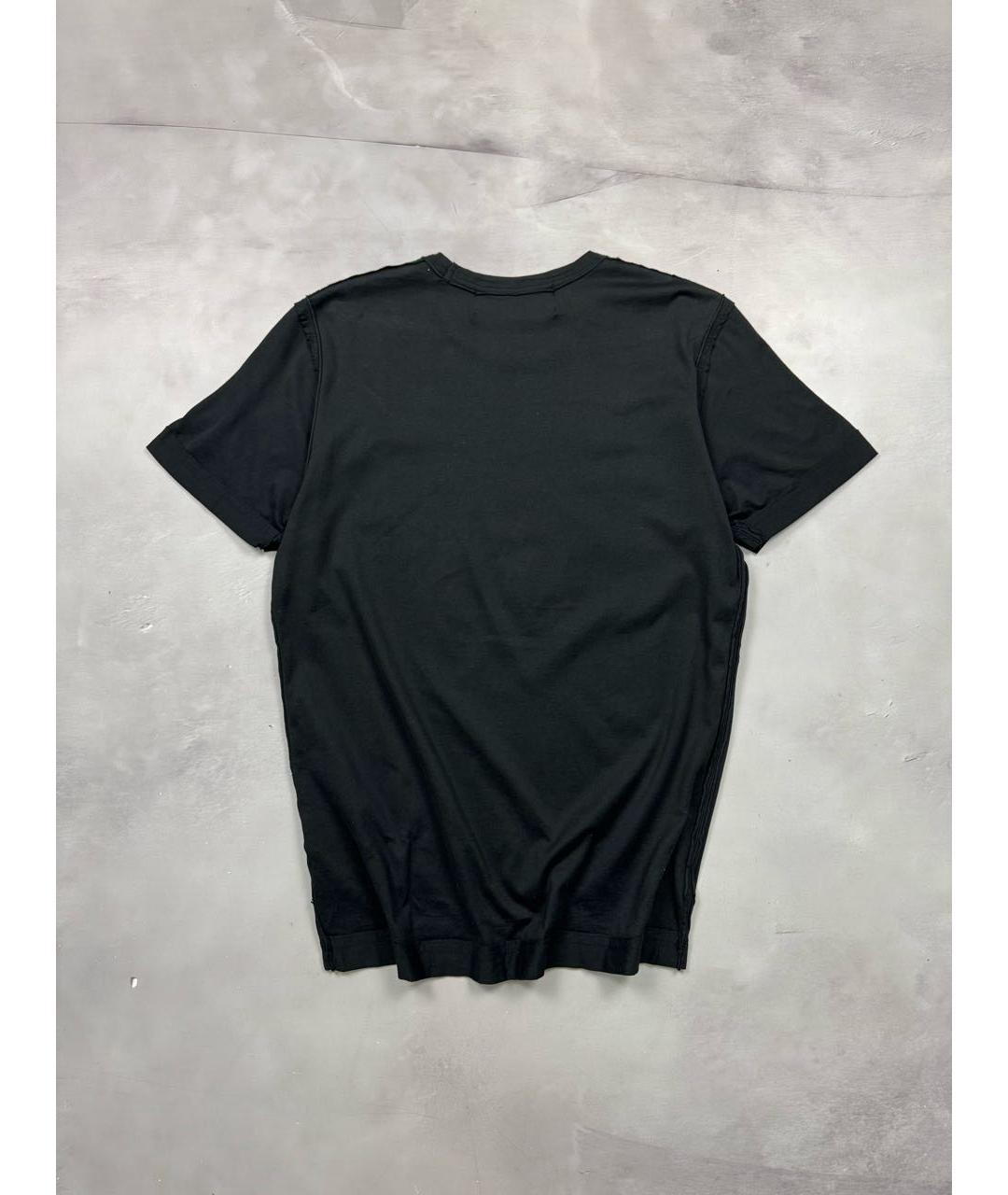 MASTERMIND JAPAN Черная хлопковая футболка, фото 3