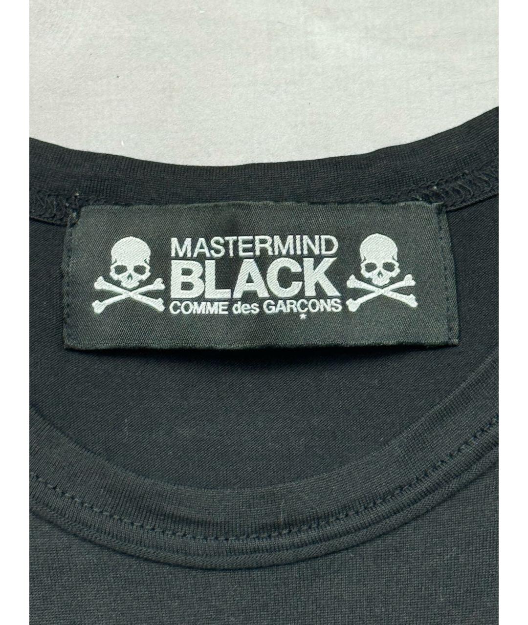 MASTERMIND JAPAN Черная хлопковая футболка, фото 6