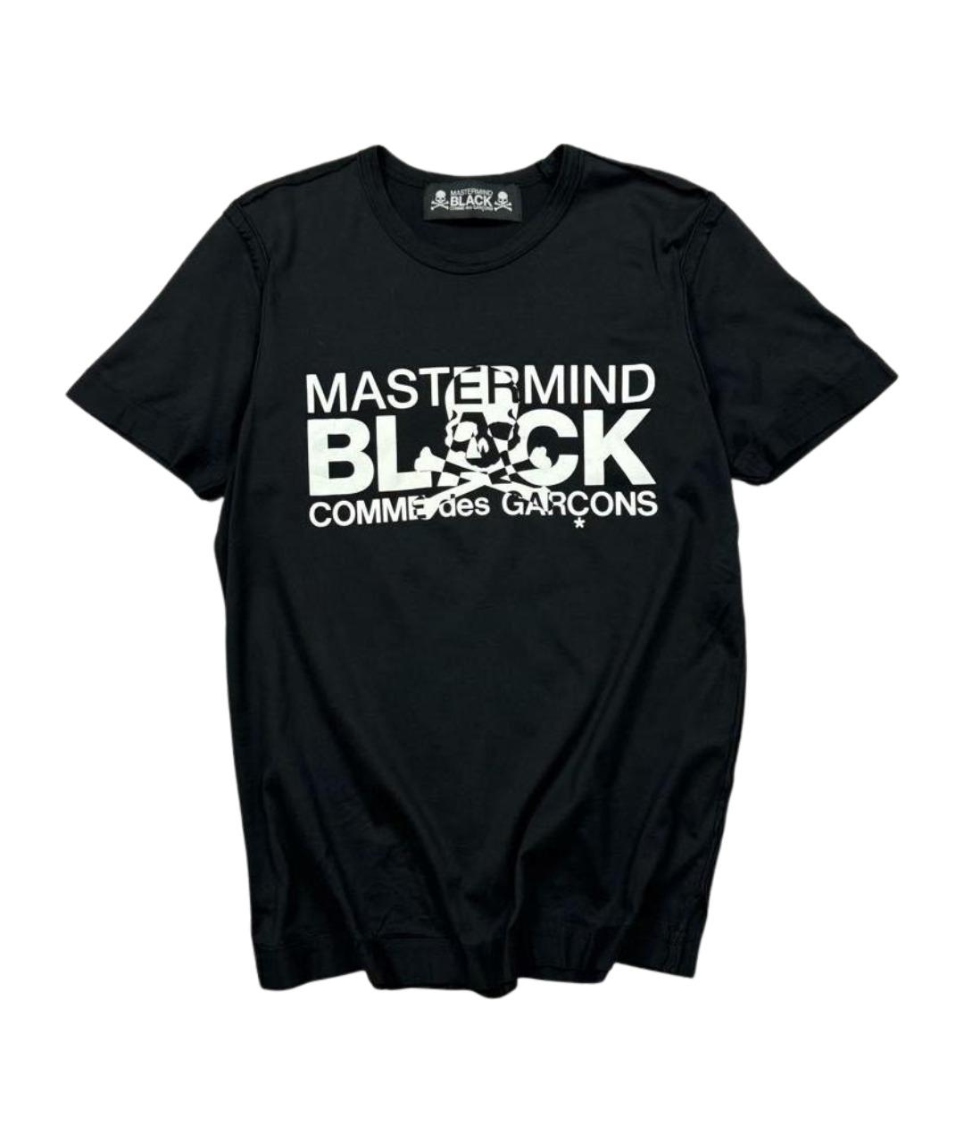 MASTERMIND JAPAN Черная хлопковая футболка, фото 1