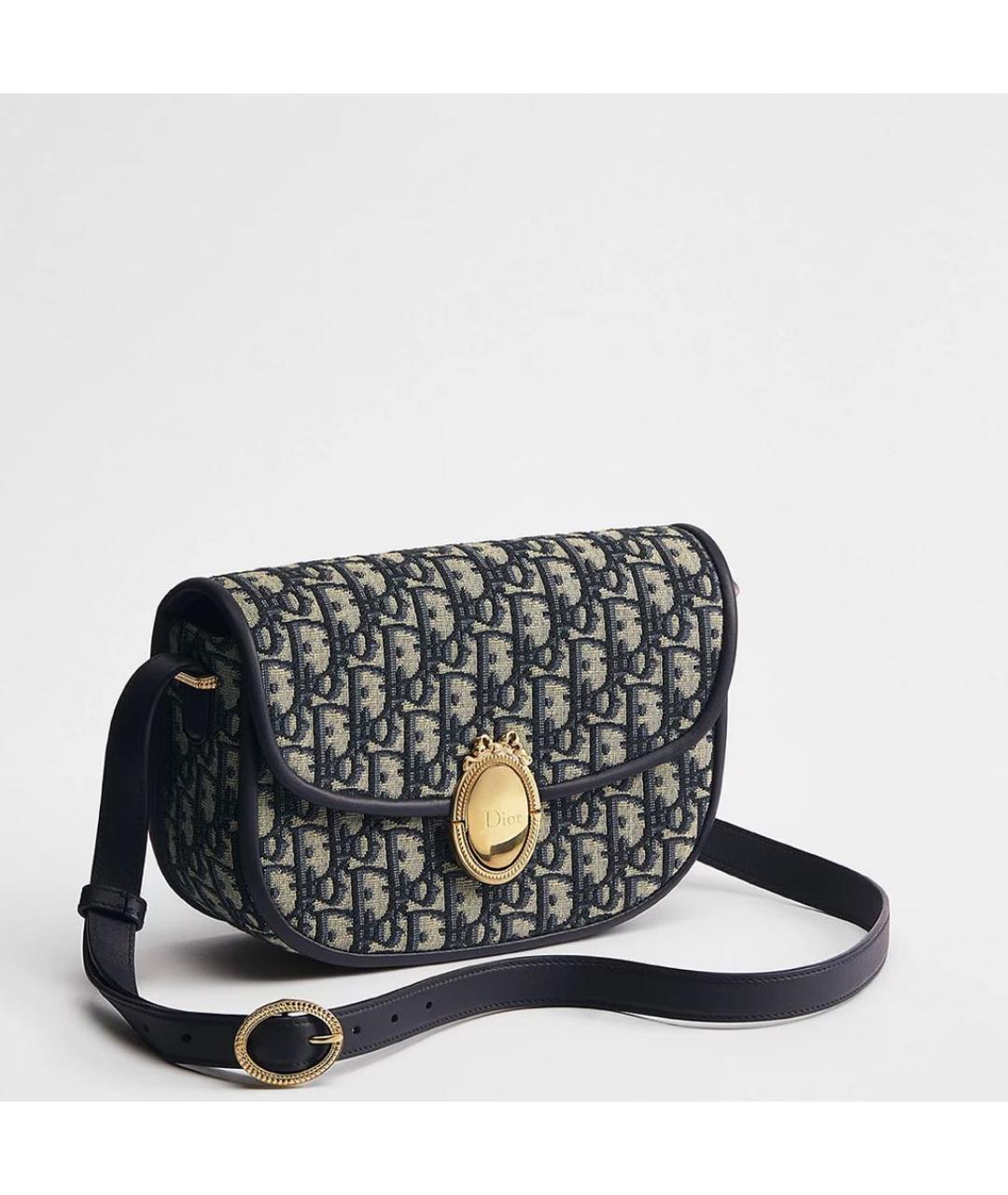 CHRISTIAN DIOR Синяя сумка через плечо, фото 4