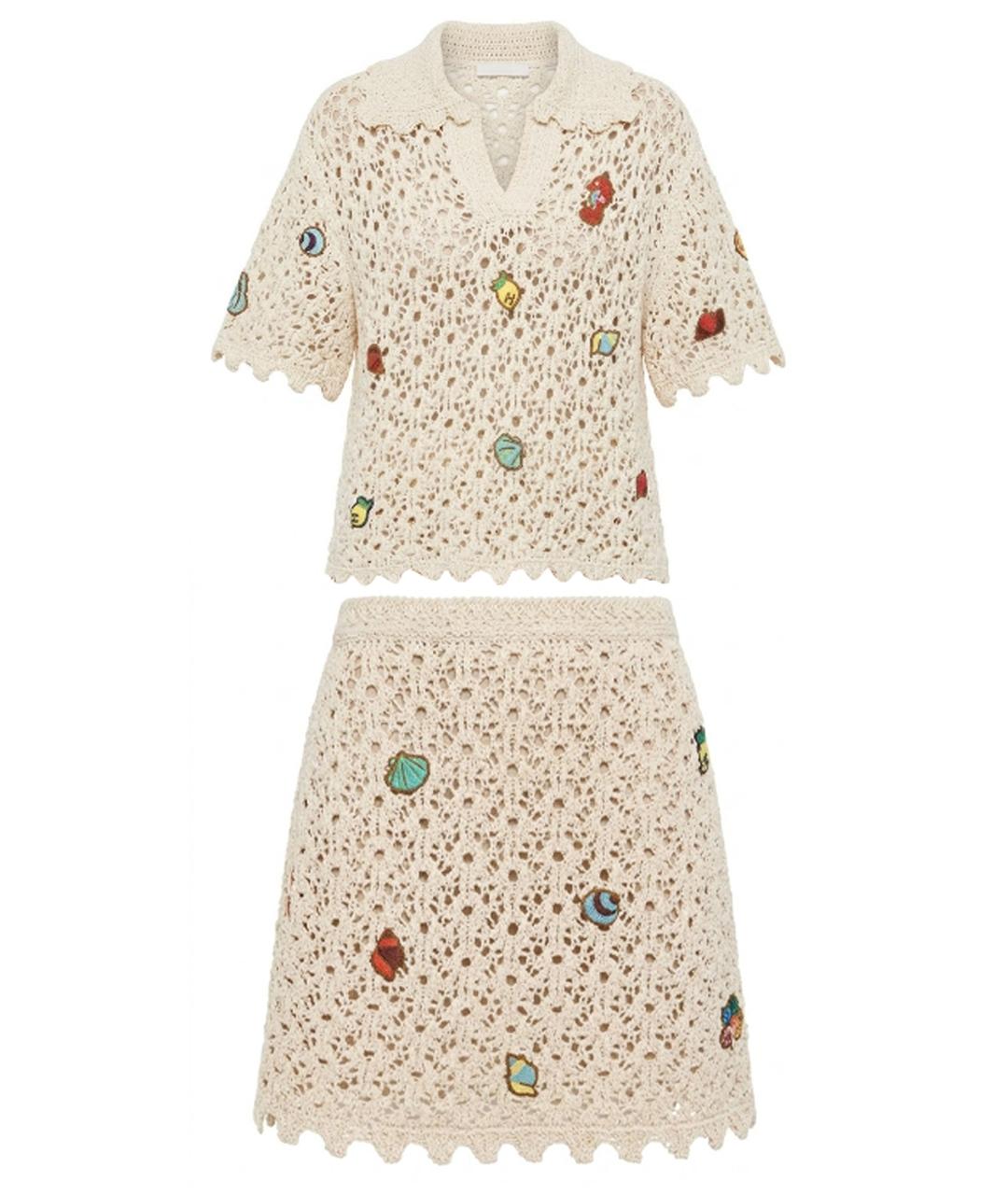 CHANEL Белый костюм с юбками, фото 1