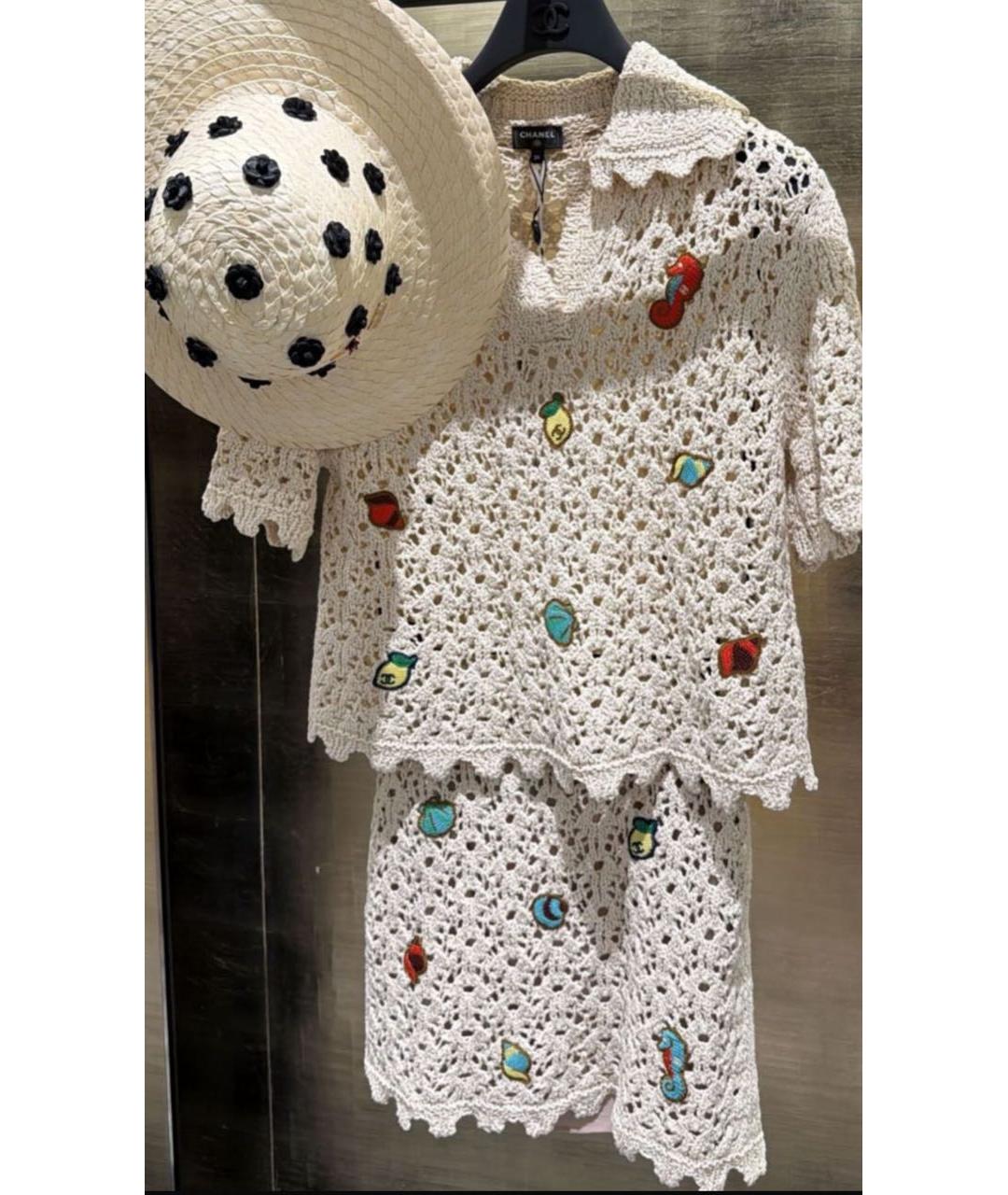 CHANEL Белый костюм с юбками, фото 2