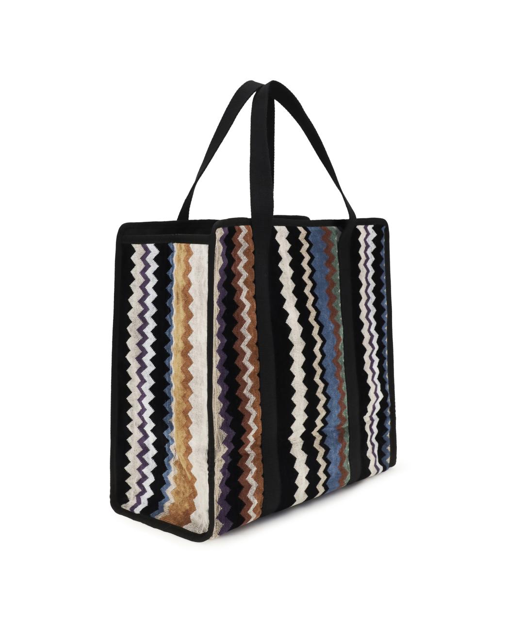 MISSONI Мульти хлопковая сумка с короткими ручками, фото 2