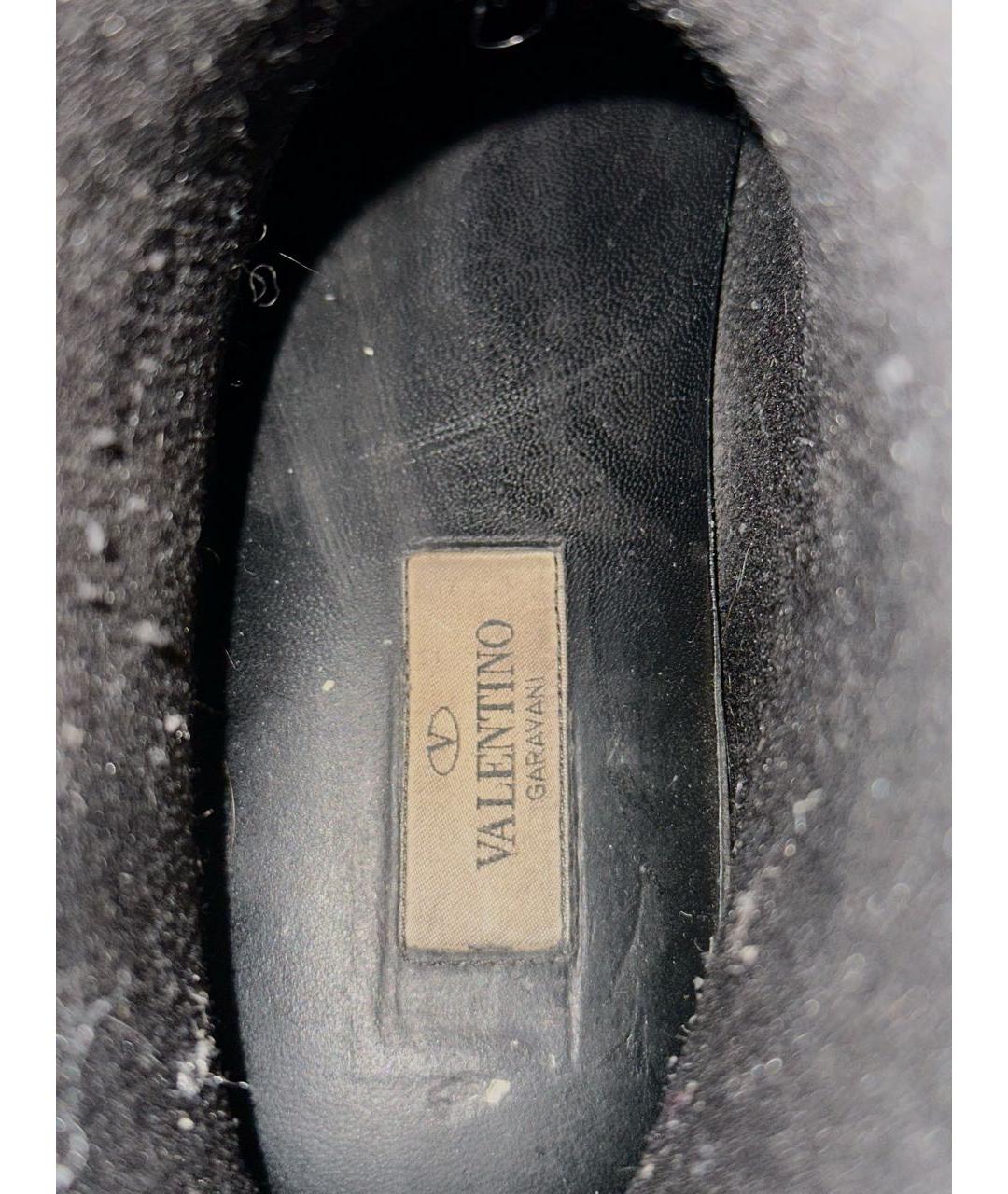 VALENTINO Черные резиновые сапоги, фото 7