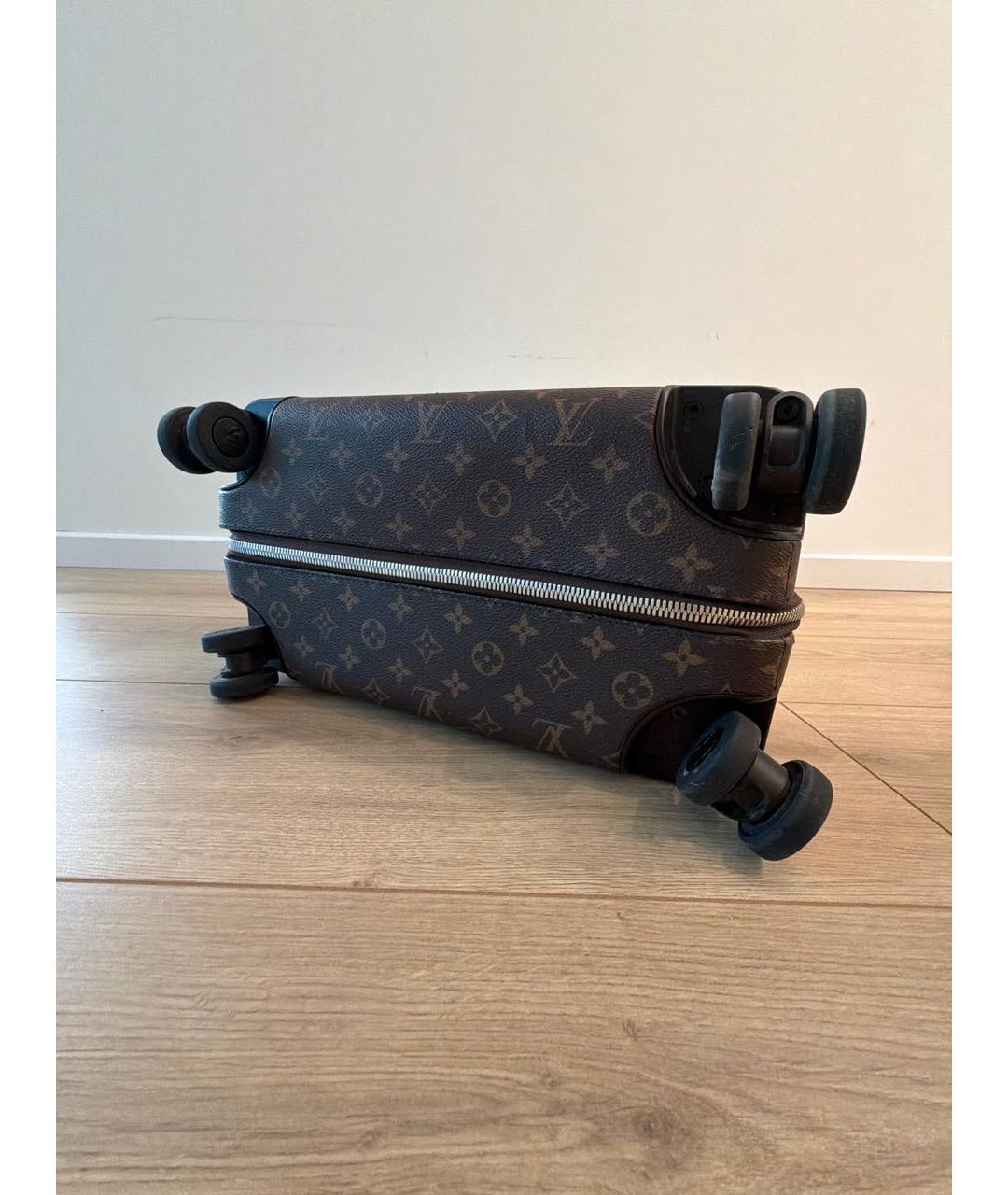 LOUIS VUITTON Коричневый чемодан, фото 3