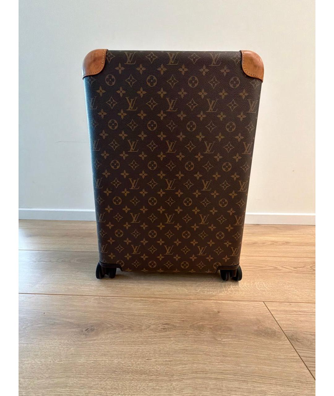 LOUIS VUITTON Коричневый чемодан, фото 5