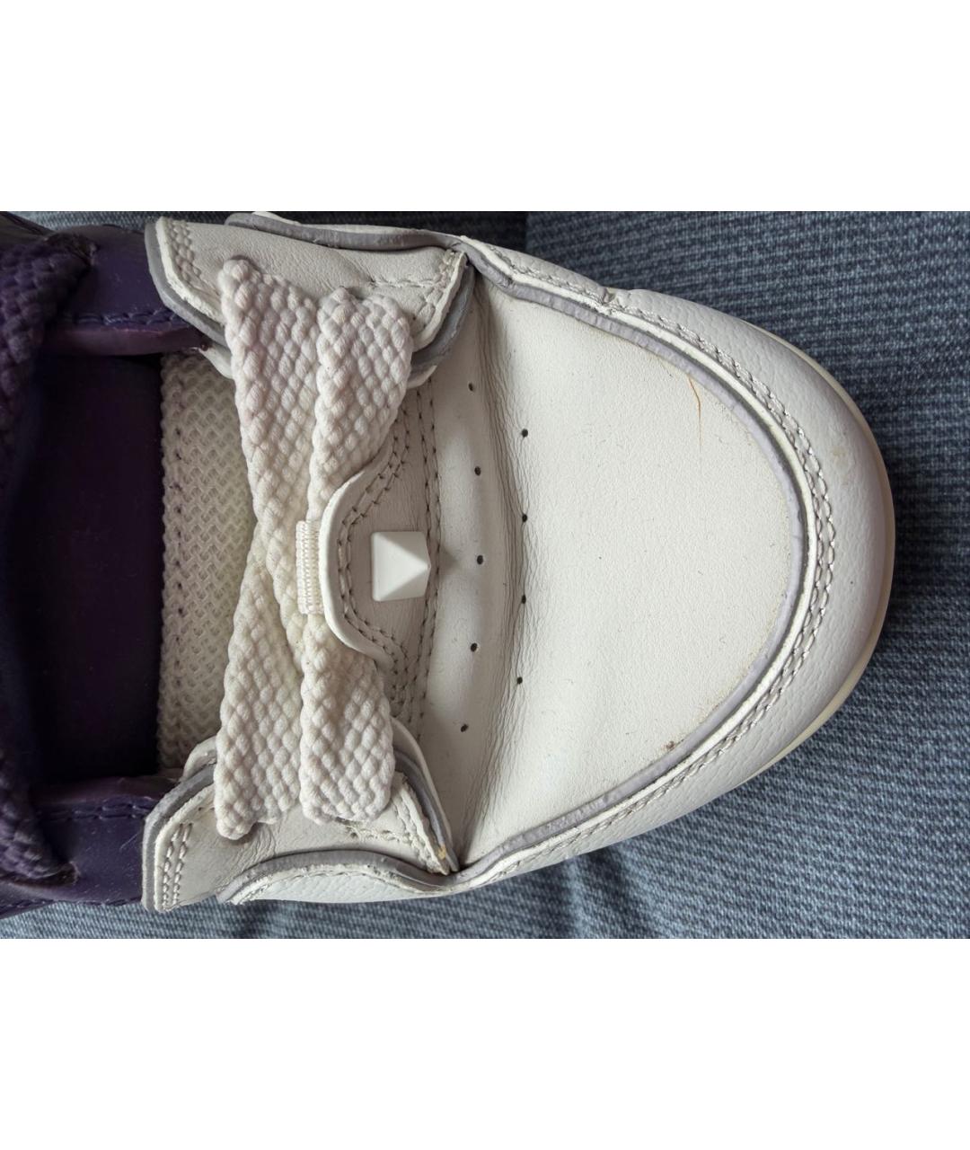 VALENTINO Белые кожаные низкие кроссовки / кеды, фото 7