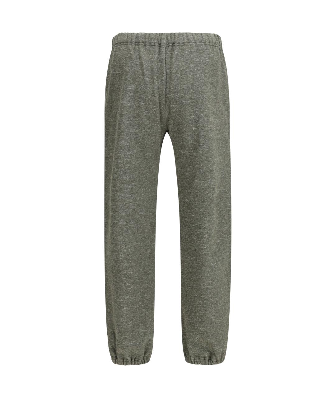 LORO PIANA Серые хлопковые повседневные брюки, фото 2