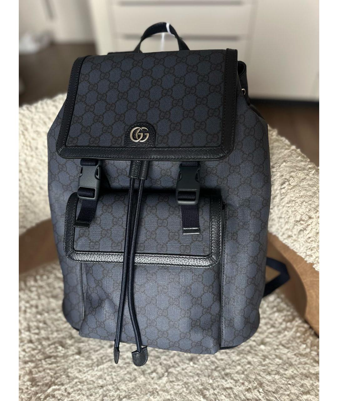 GUCCI Черный рюкзак, фото 7