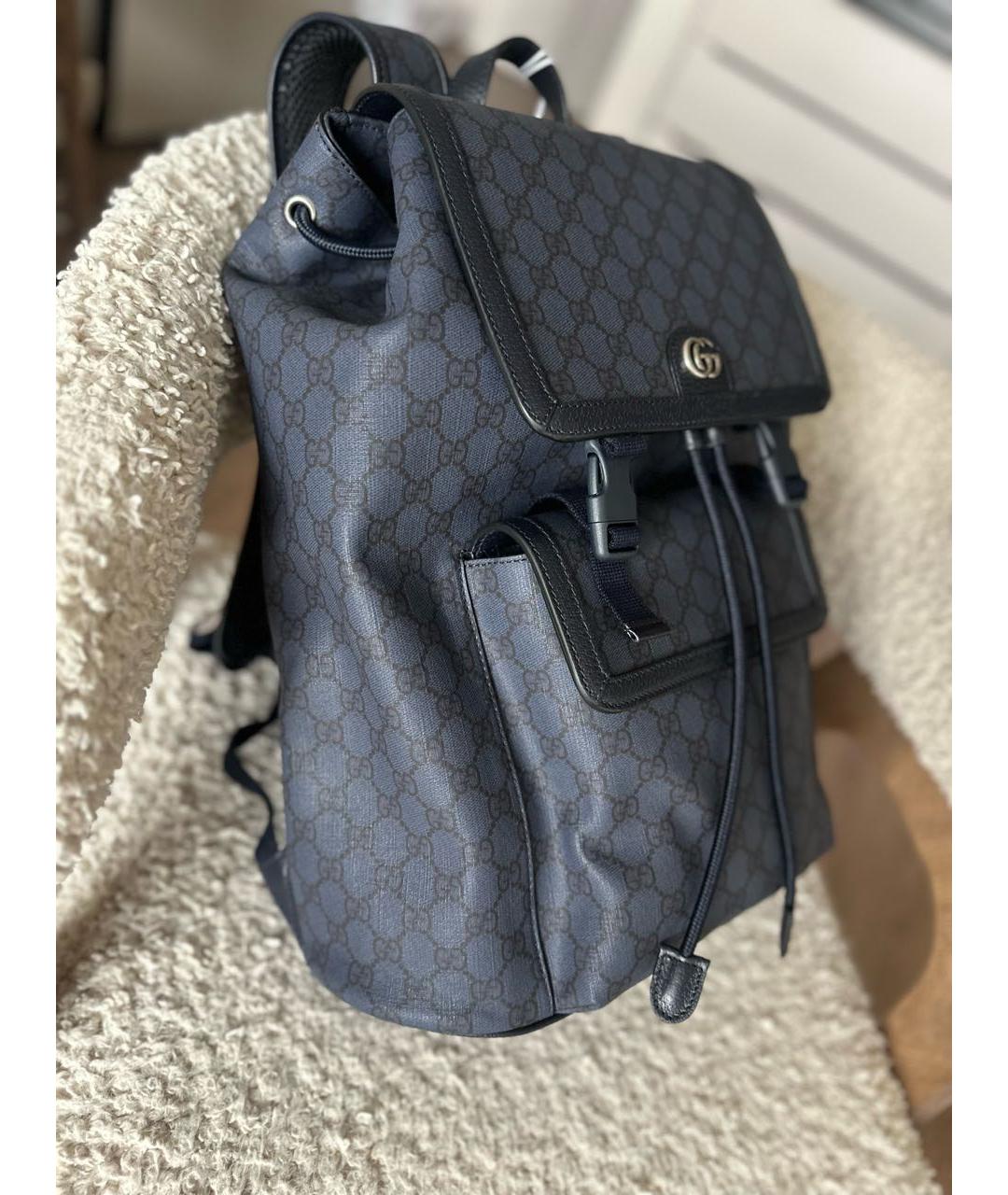 GUCCI Черный рюкзак, фото 2