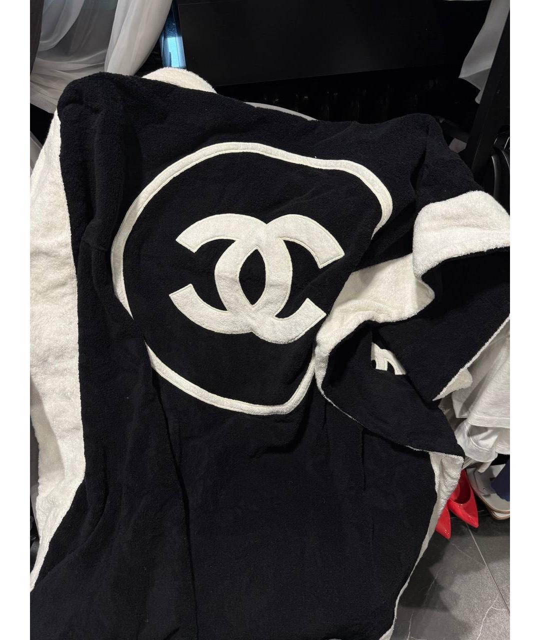 CHANEL Черная пляжная сумка, фото 5