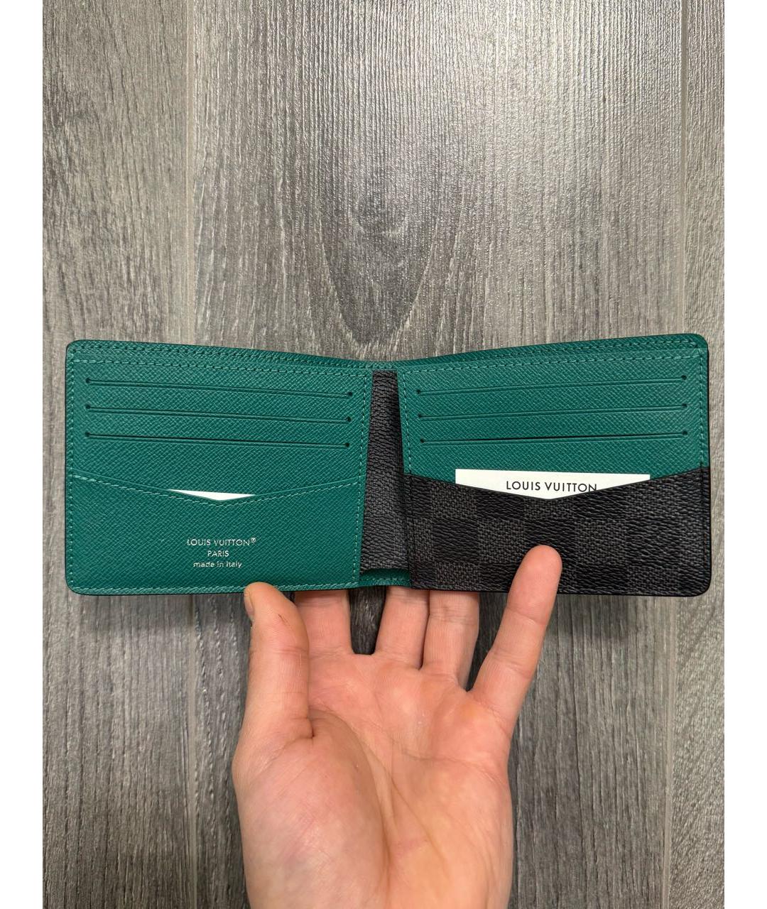 LOUIS VUITTON Черный кошелек, фото 5