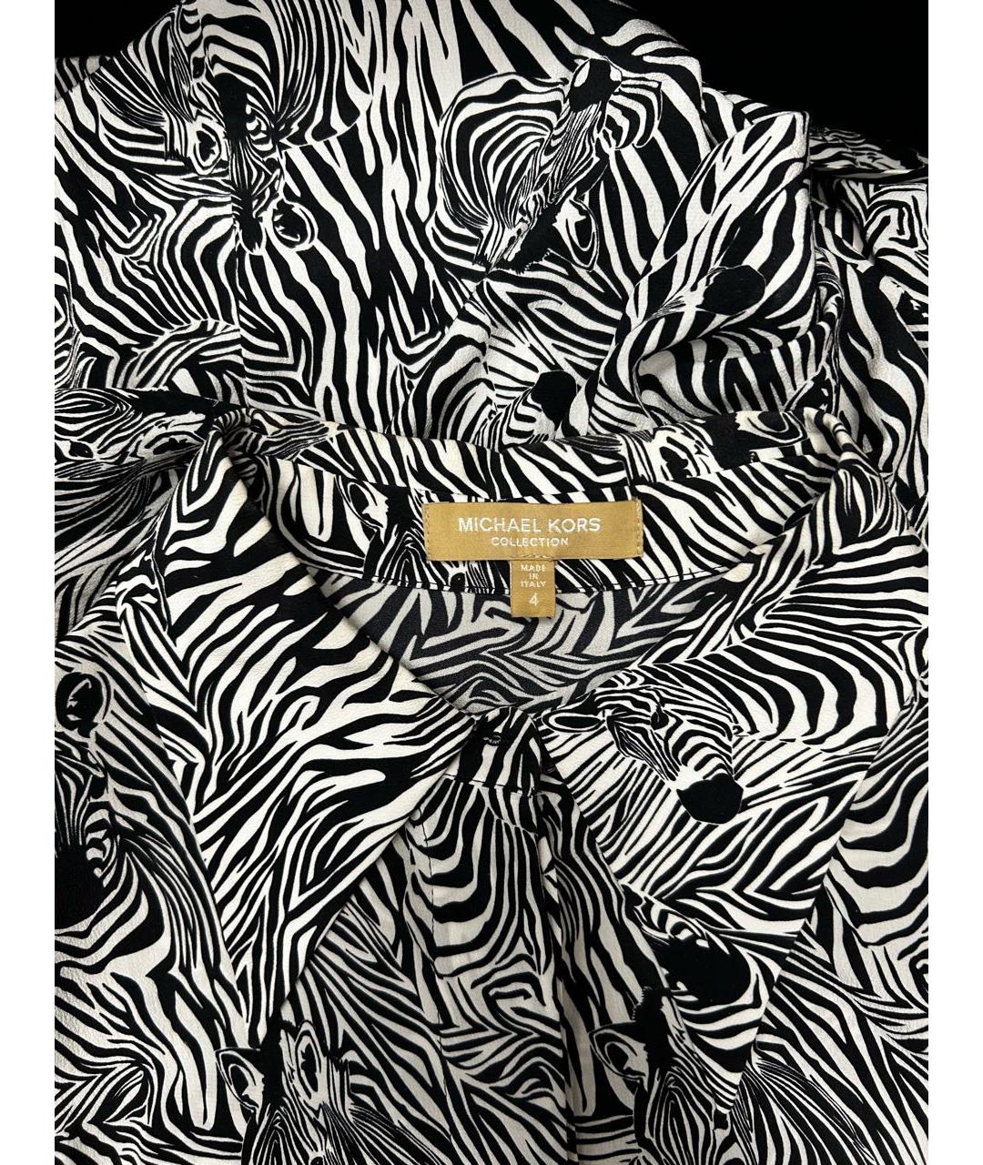 MICHAEL KORS Мульти шелковое платье, фото 3